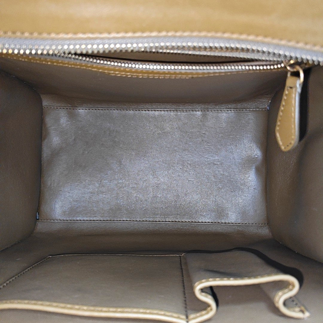 LUGGAGE Mini Calfskin White