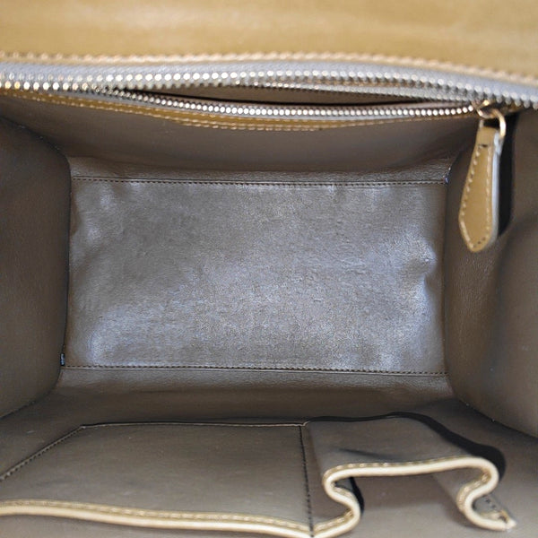 LUGGAGE Mini Calfskin White