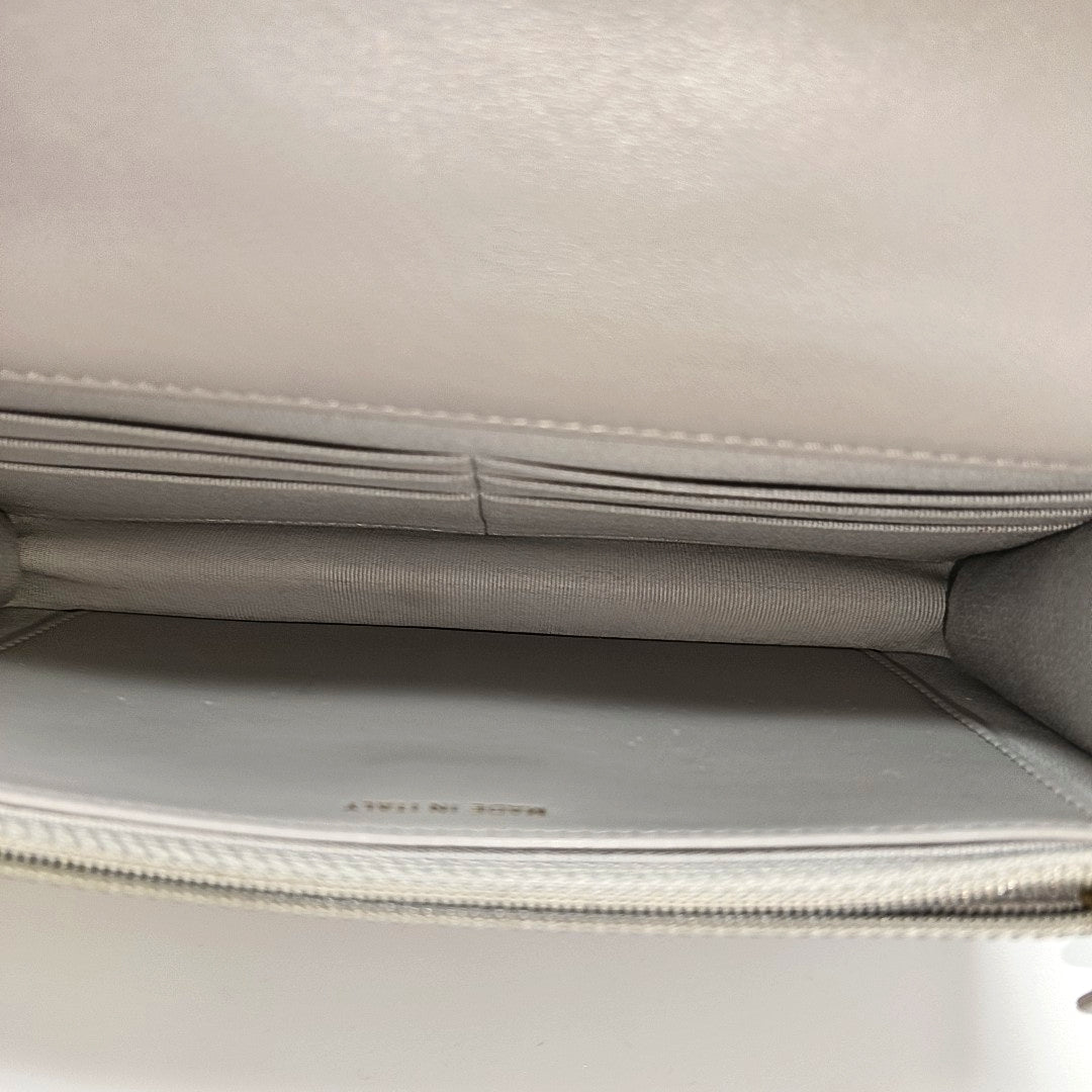 CHANEL 19 WOC Quilted Lambskin Gray