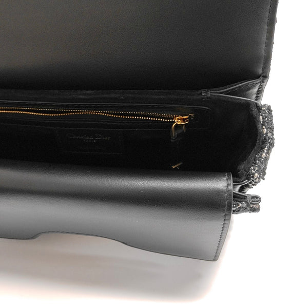 Jolie Small Cannage Wool Black
