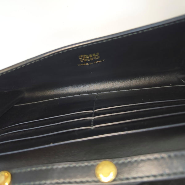 Calfskin Shoulder Bag Black