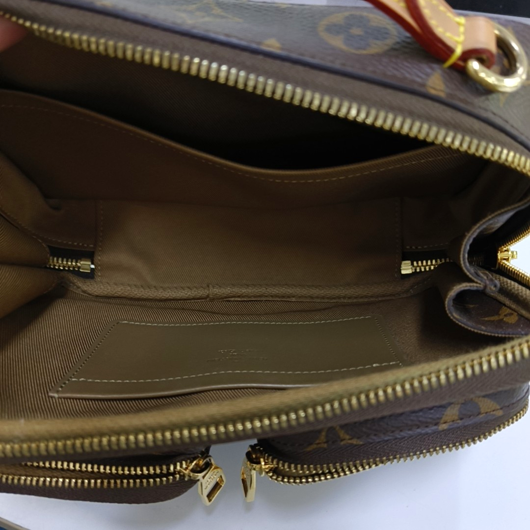 UTILITY Monogram Coated Canvas Brown
