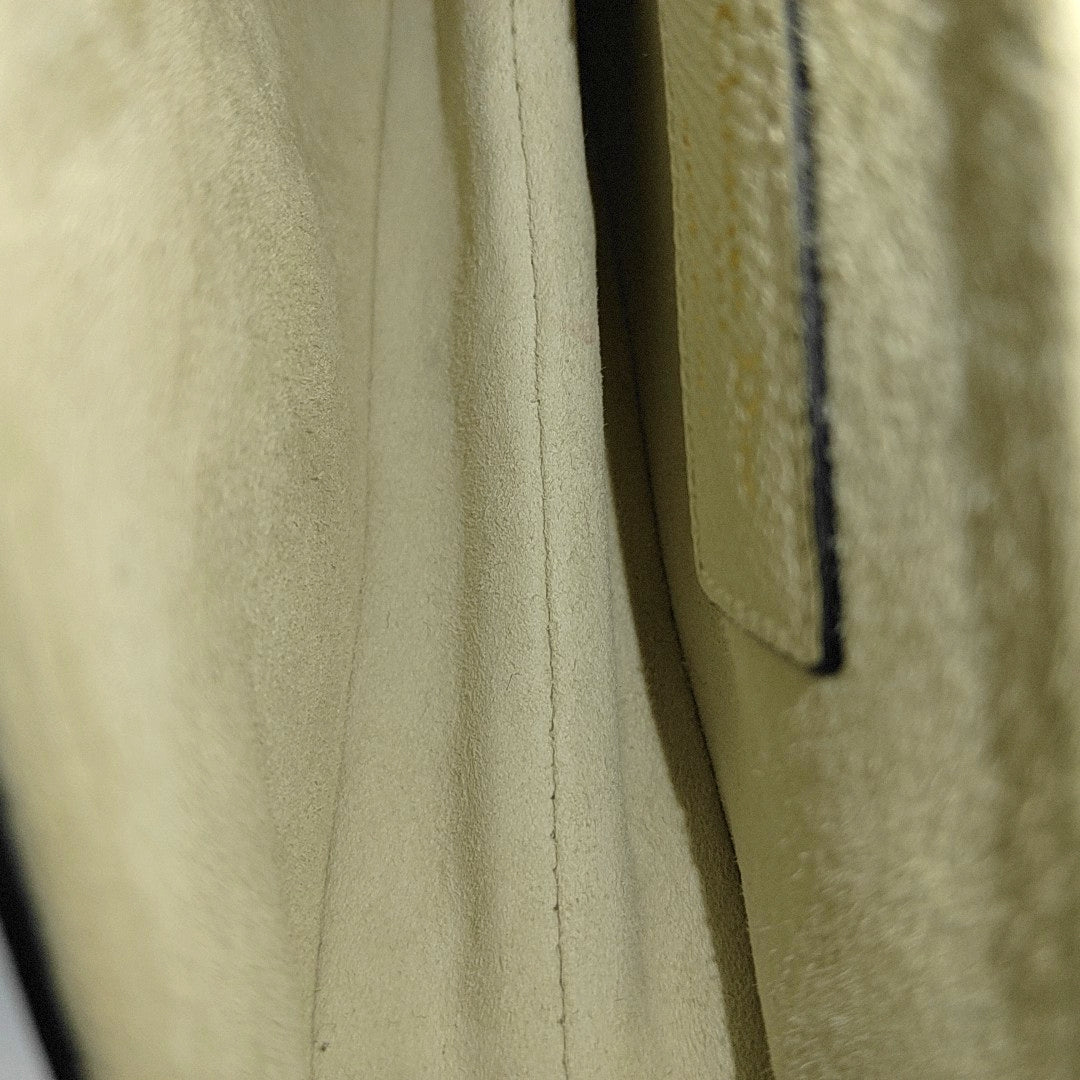 Saddle Mini Calfskin White