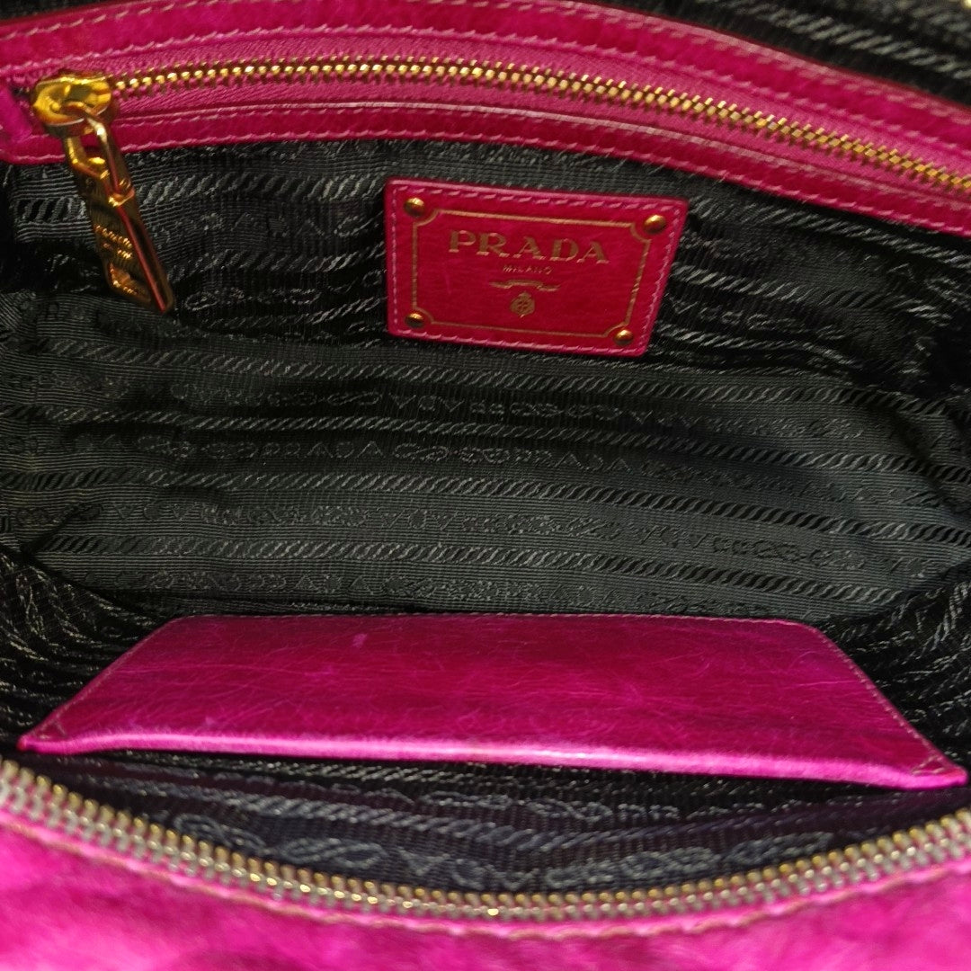 Calfskin Shoulder Bag Pink
