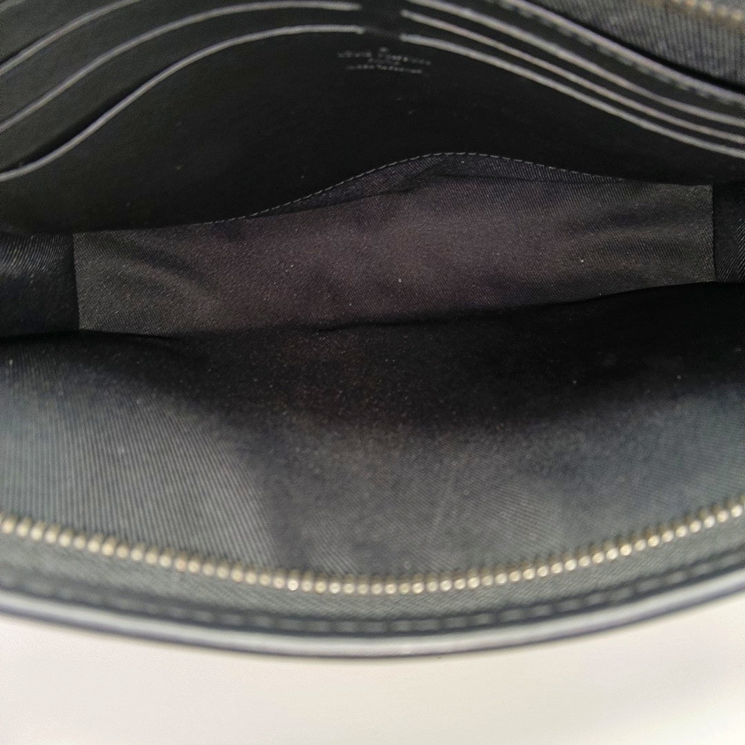 Pochette Voyag MM Monogram Coated Canvas Black