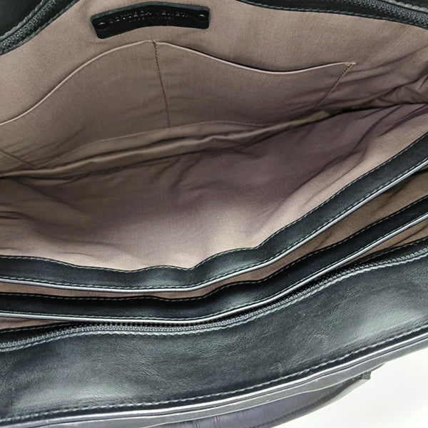 Calfskin Shoulder Bag Black
