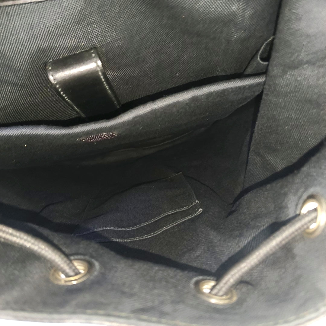 GG Supreme Monogram Coated Canvas Gray