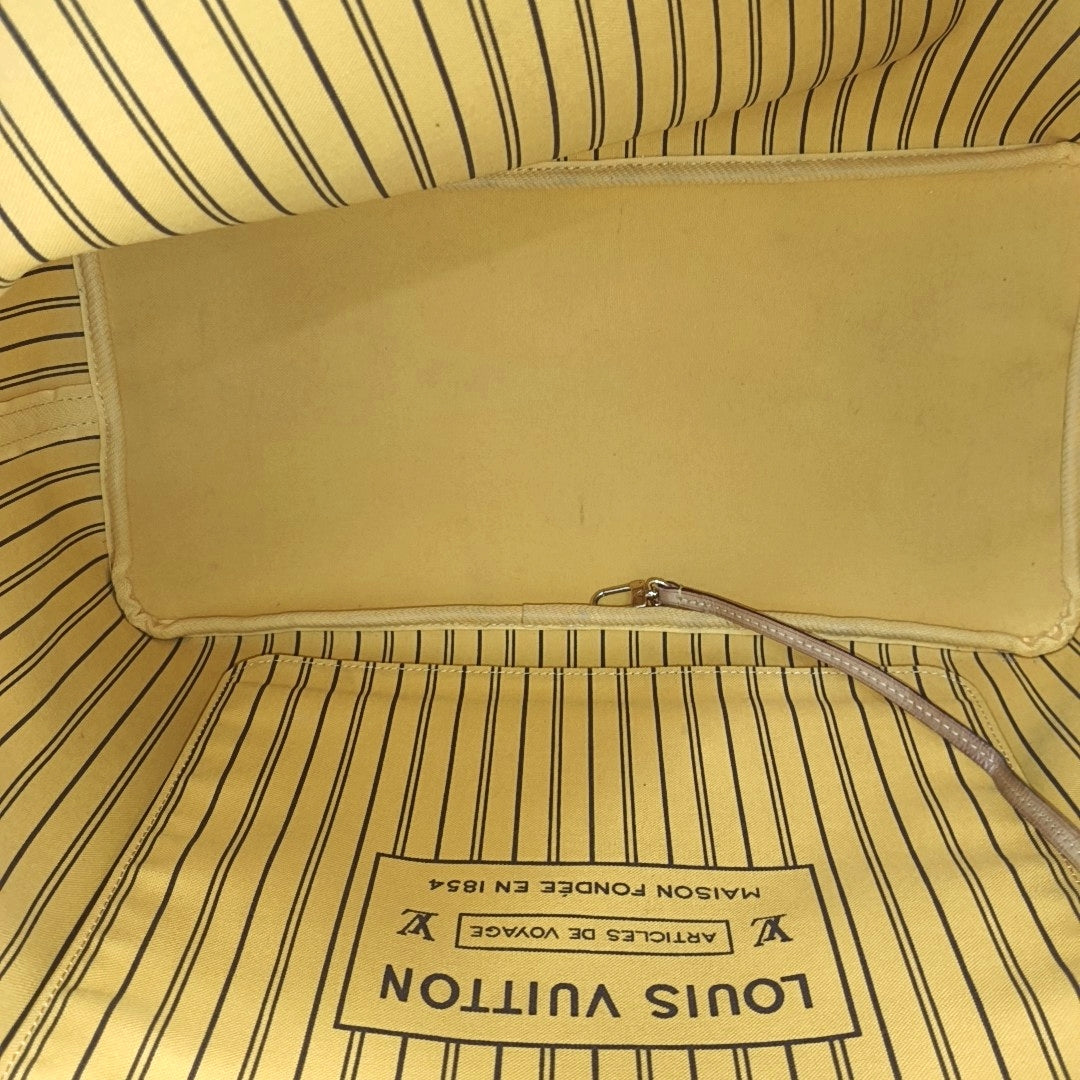 NEVERFULL GM Monogram Coated Canvas Brown
