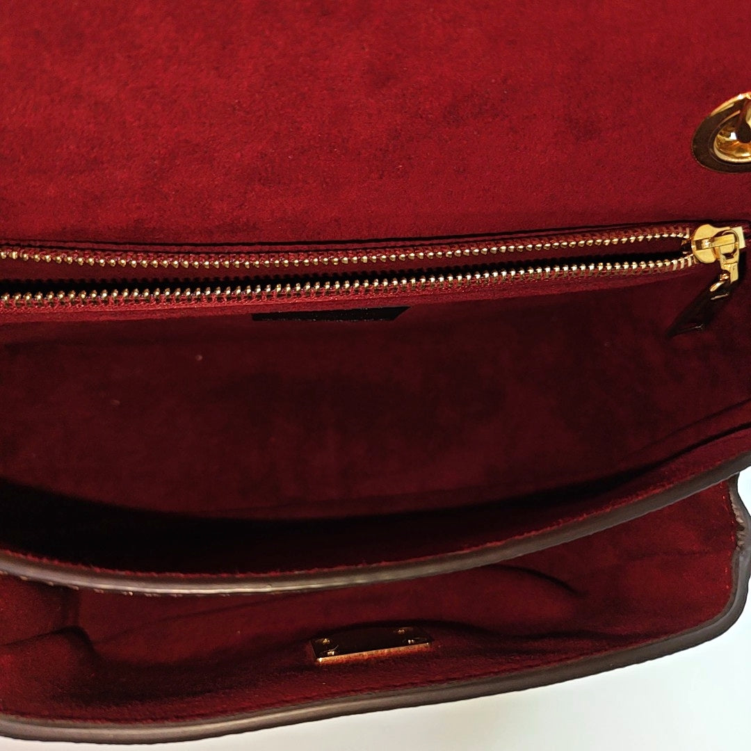 PASSY Monogram Coated Canvas Brown