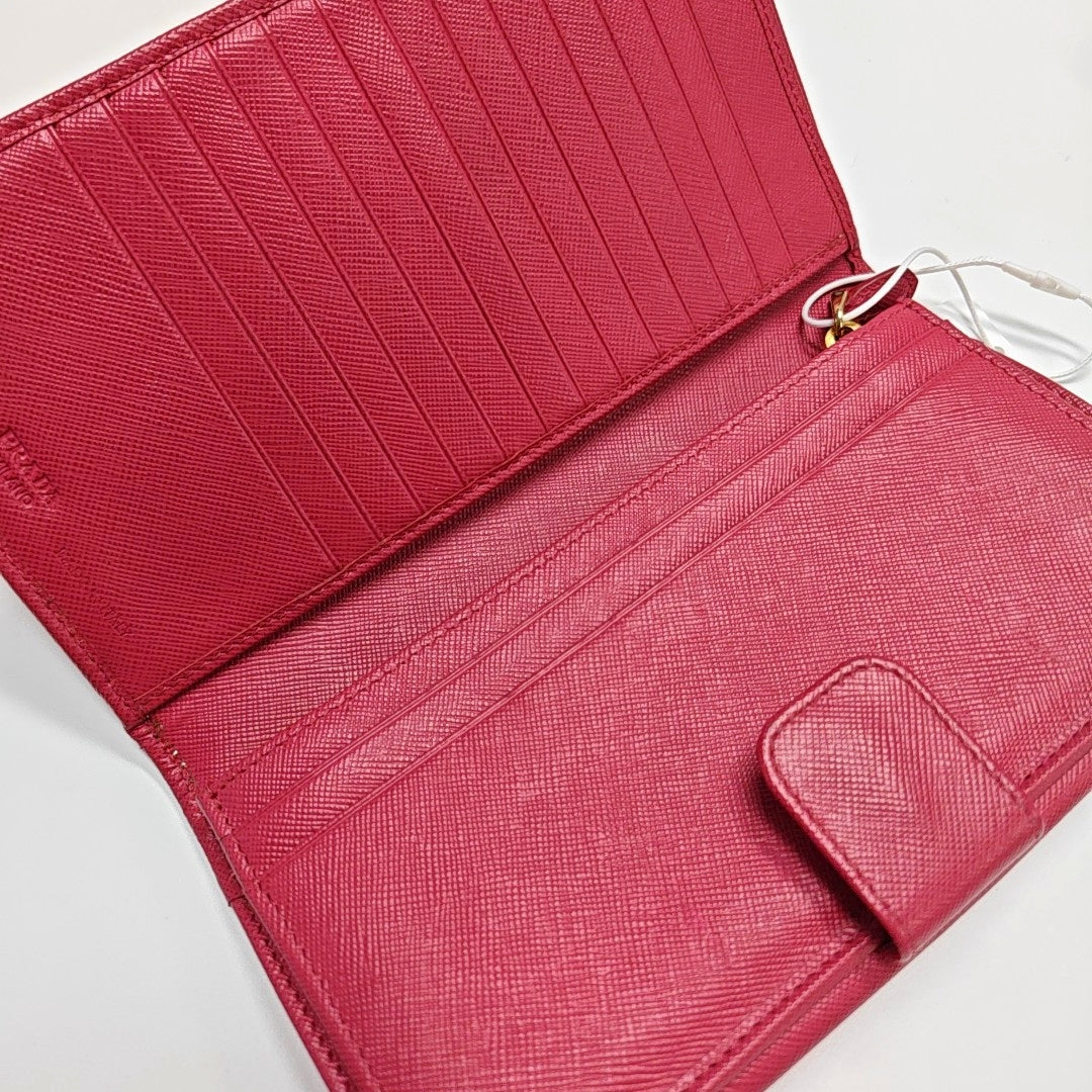 Calfskin Wallet Red