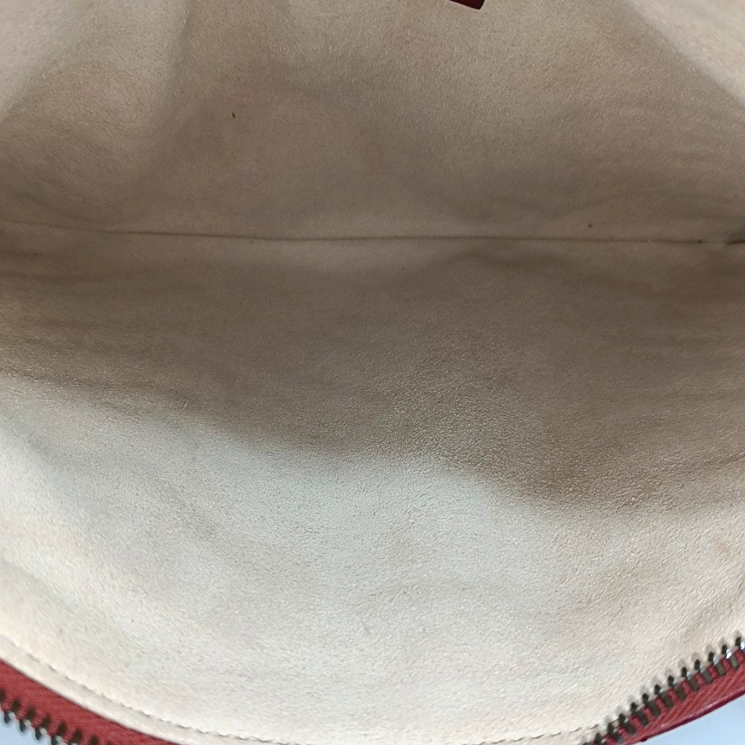 Quilted Calfskin Clutch Red