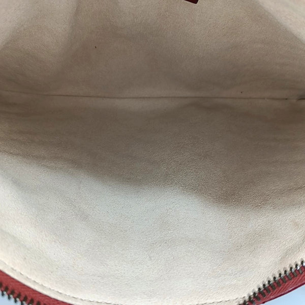 Quilted Calfskin Clutch Red