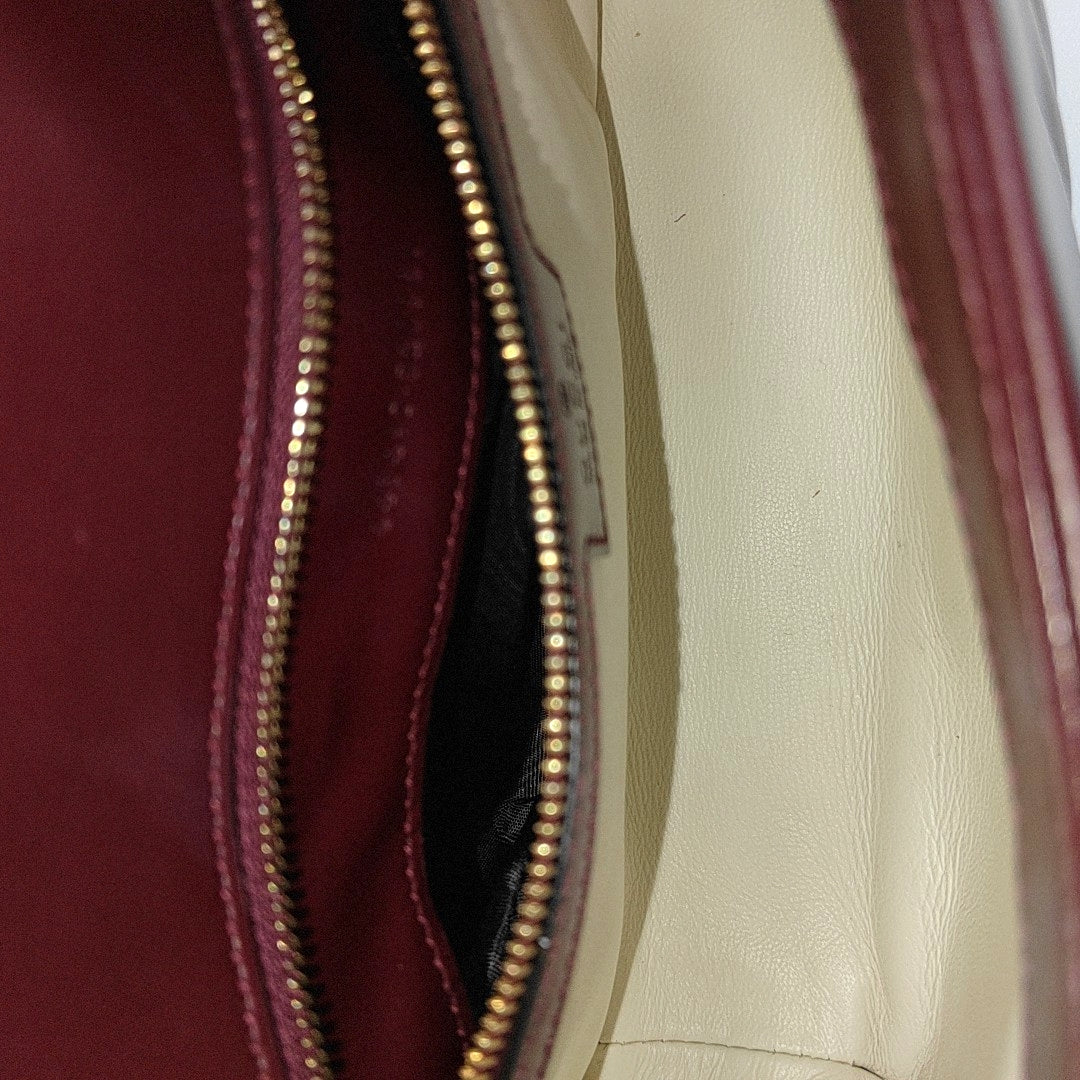 GG Marmont Medium Quilted Lambskin Red