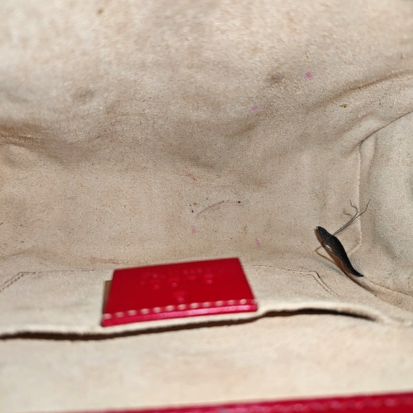Padlock Small Monogram Calfskin Red