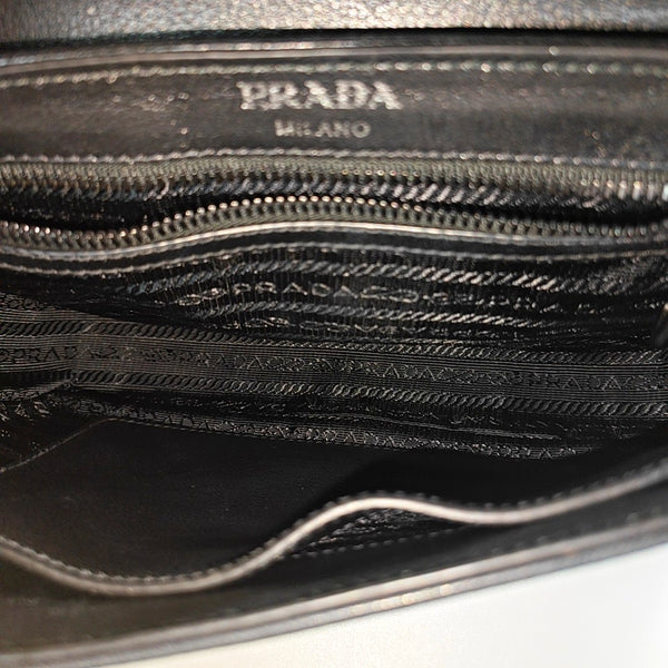 Calfskin Shoulder Bag Black