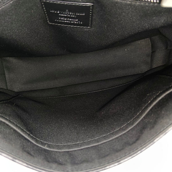 VOYAGER PM Monogram Coated Canvas Black