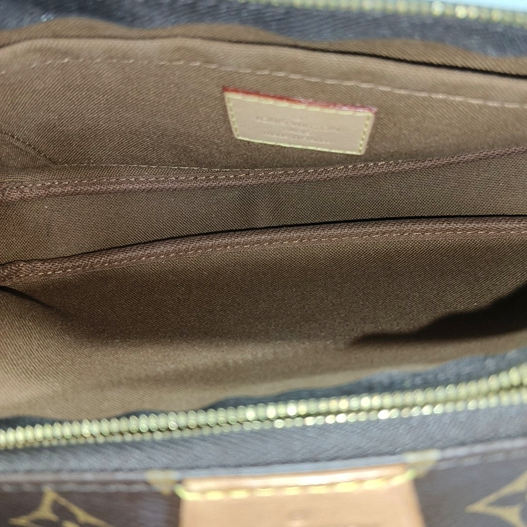 MULTI Monogram Coated Canvas Brown