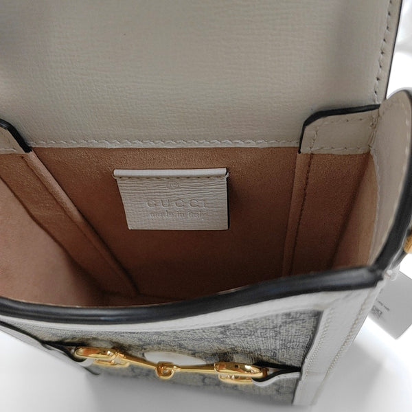 Horsebit 1955 Mini Coated Canvas Beige