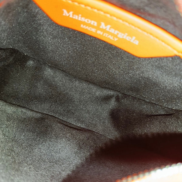 Calfskin Shoulder Bag Small Orange