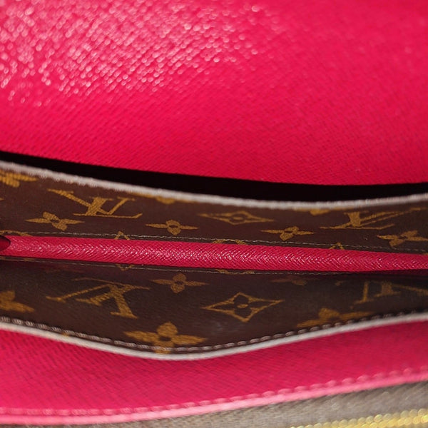EMILIE Monogram Coated Canvas Brown Wallet