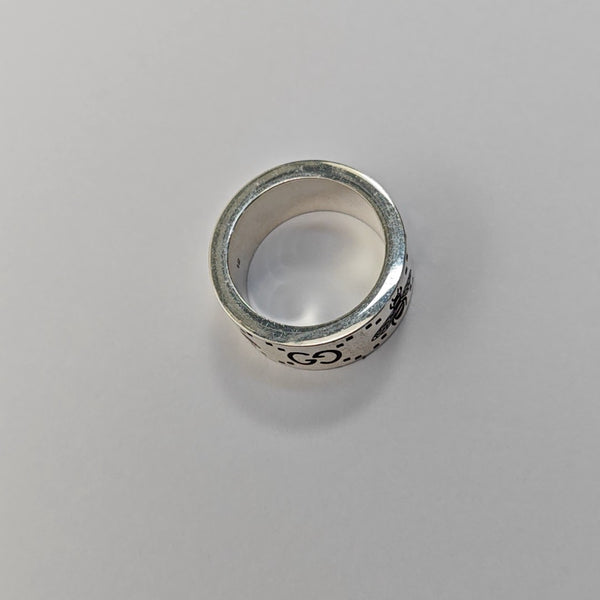 Ghost 925 Sterling Silver Ring EU 51