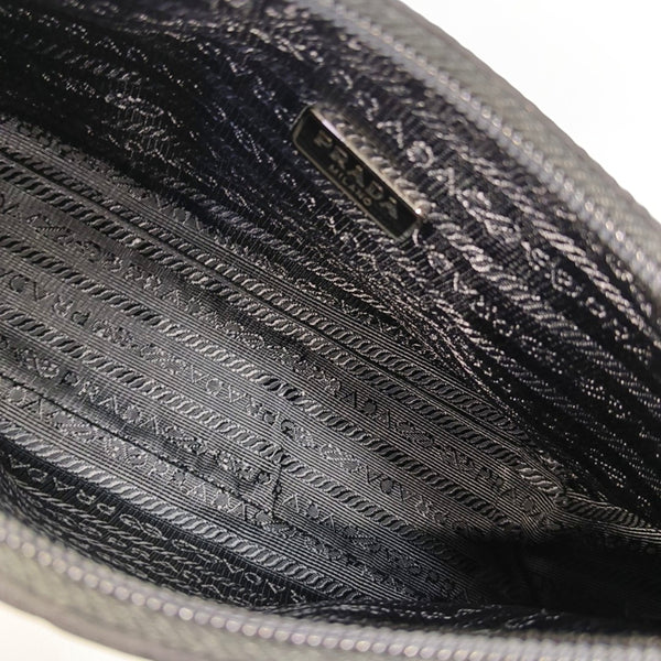 Authenticated pre-owned  Re-Edition2000 Mini Nylon Black - Top Handle Bag at Looply