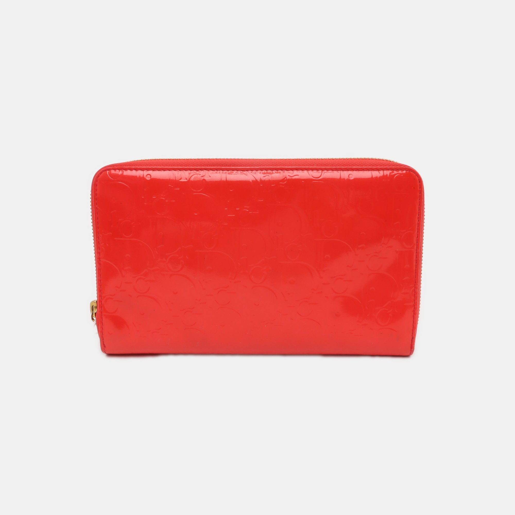 Oblique Patent Leather Red