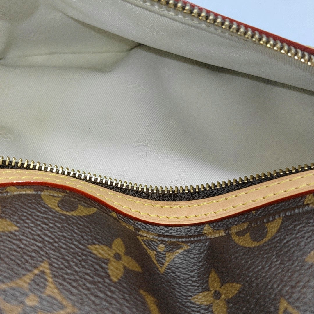 BUMBAG Monogram Coated Canvas Brown