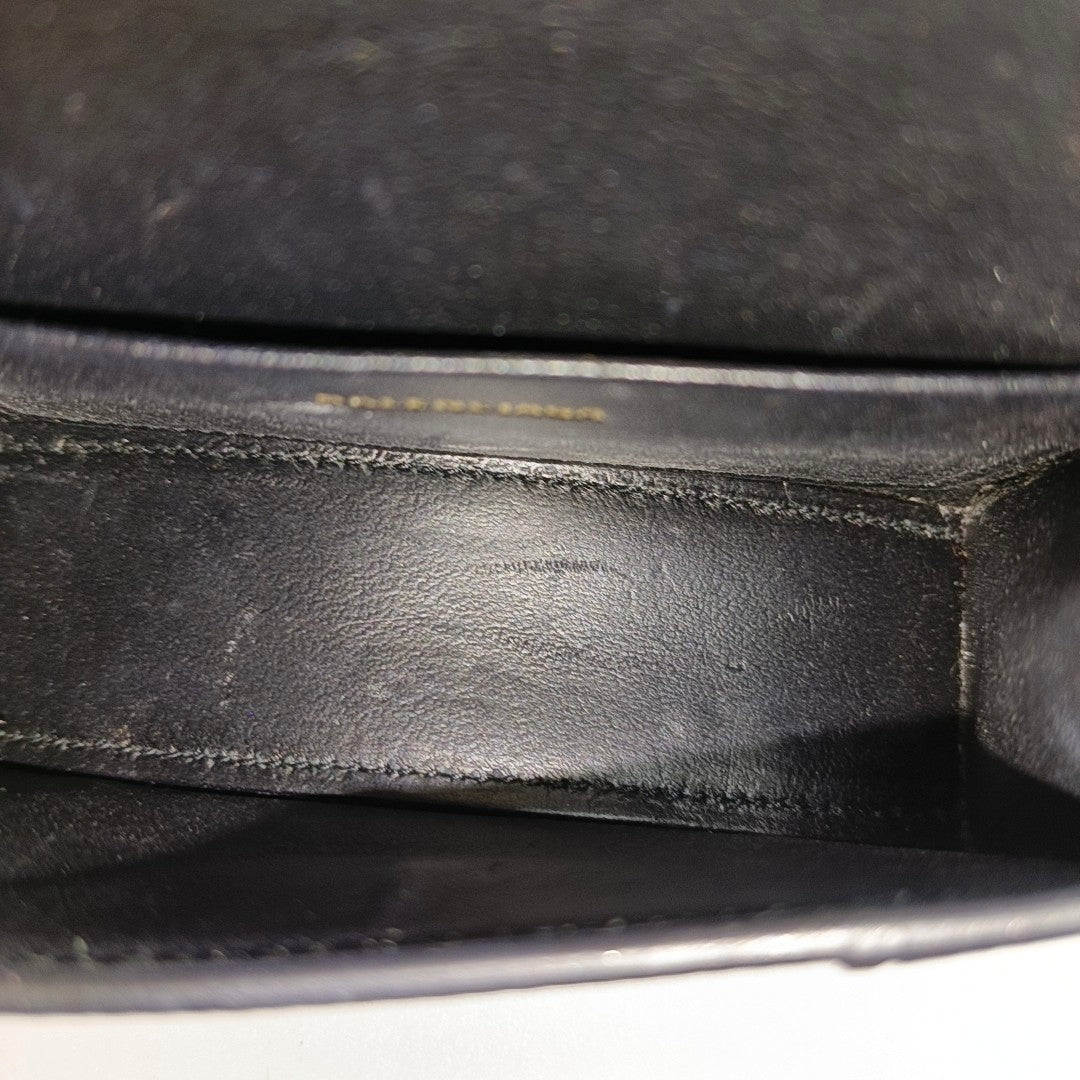 Hourglass Mini Calfskin Black
