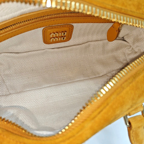 Arcadie Small Suede Yellow