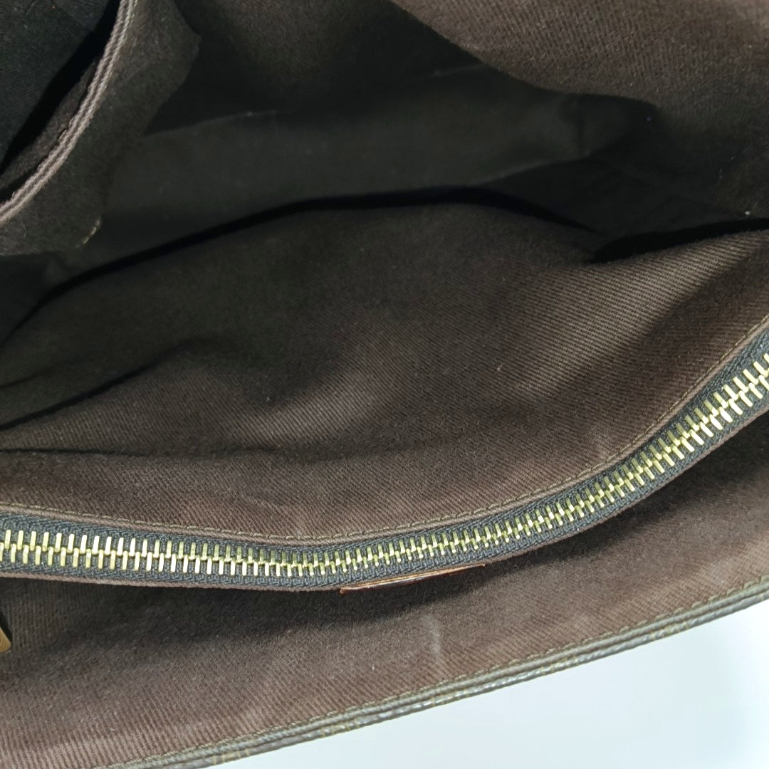 MACADAM TOTE Coated Canvas Brown