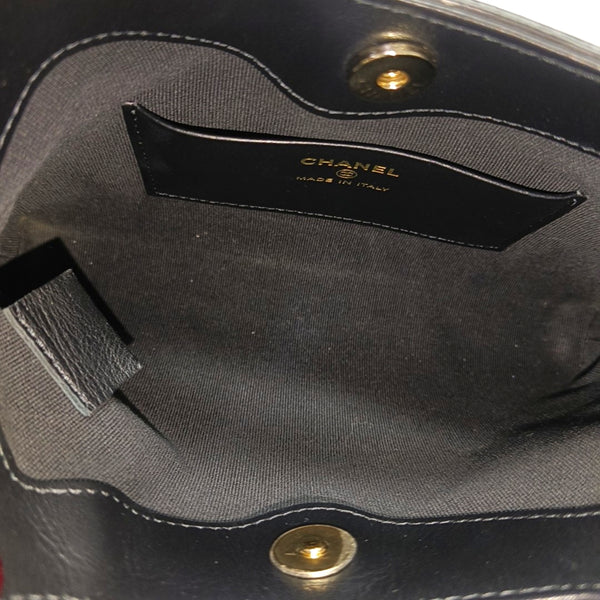 CHANEL 31 Nano Quilted Calfskin Black