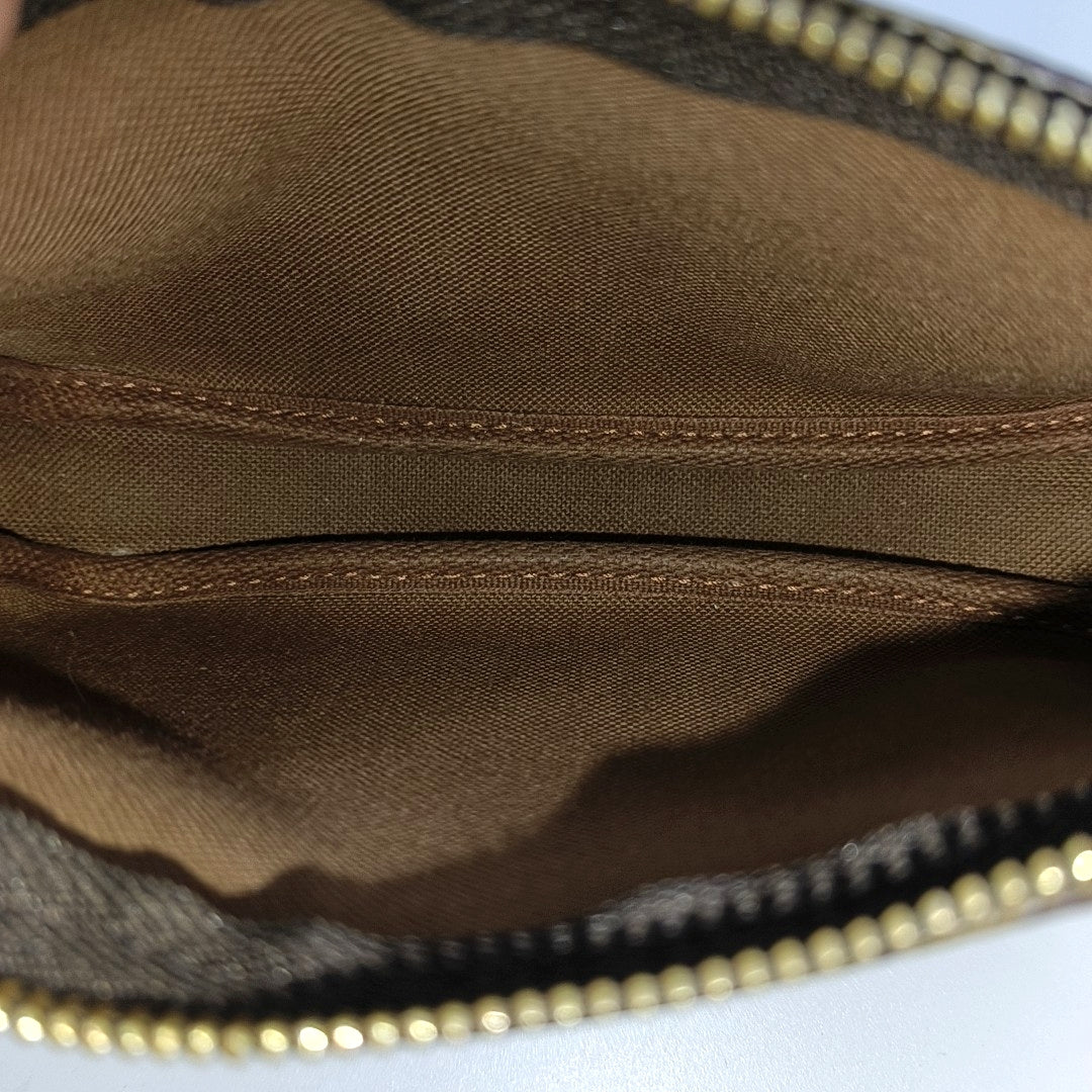 ACCESSOIRES Mini Monogram Coated Canvas Brown