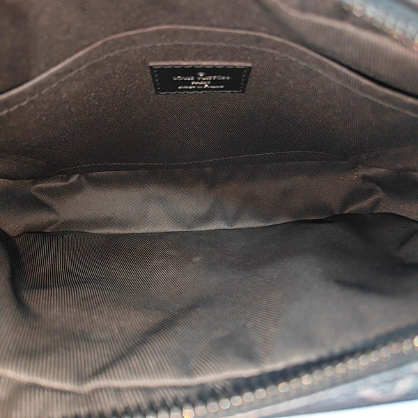 STEAMER Monogram Coated Canvas Black