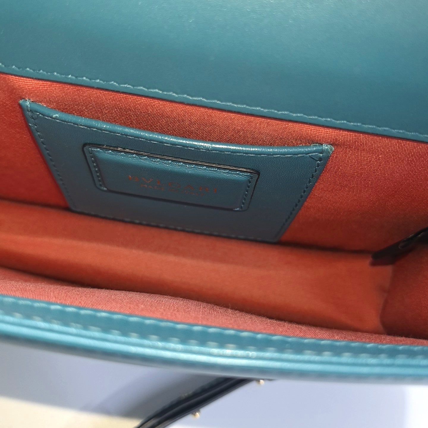 SERPENTI FOREVER Small Calfskin Blue