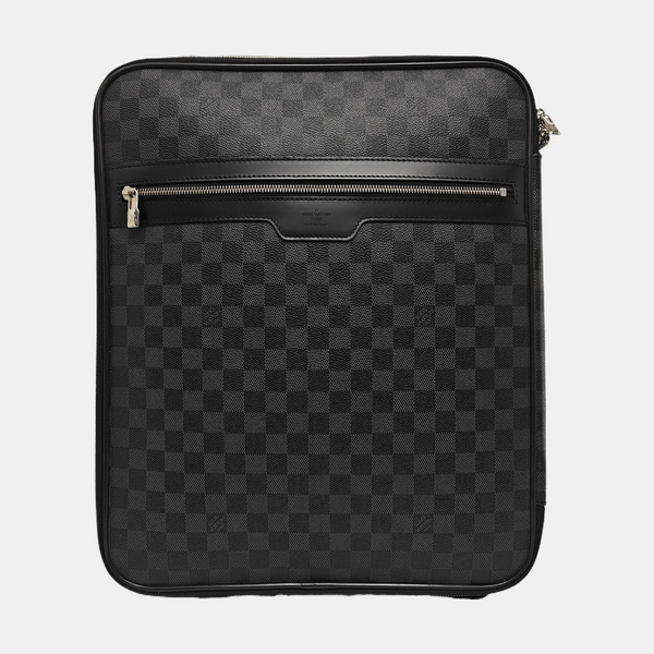 PEGASE 45 Damier Graphite Coated Canvas Black