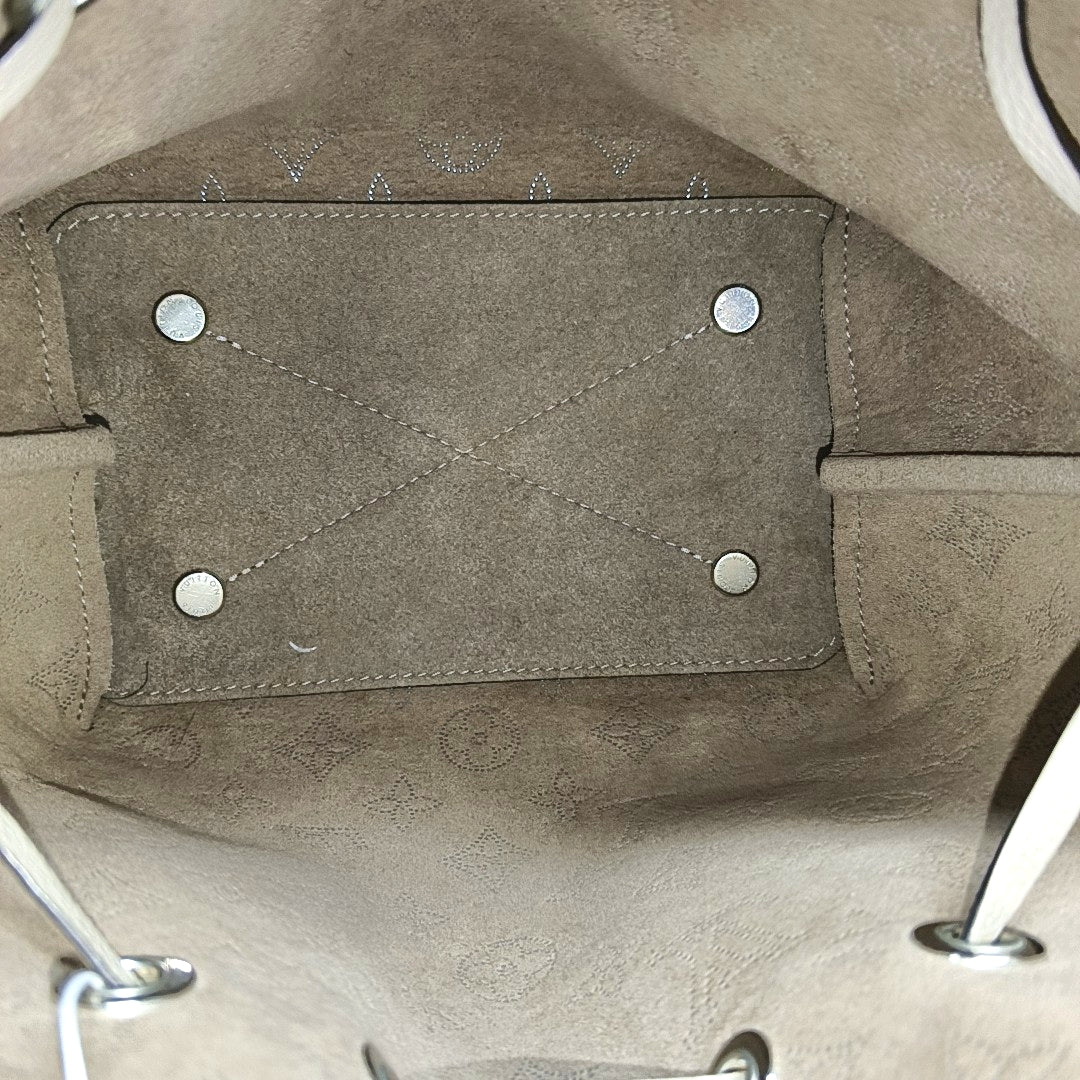 BELLA Monogram Calfskin Gray