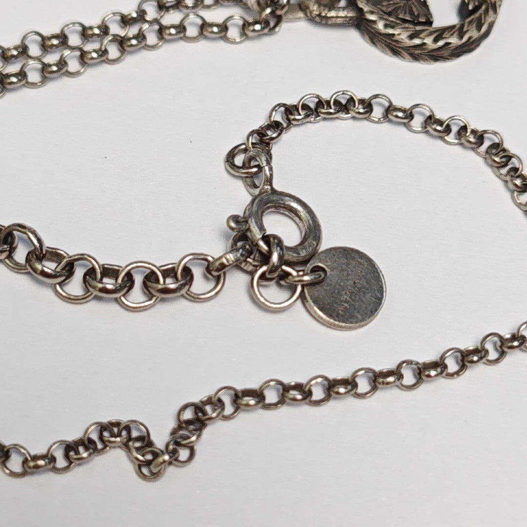 Interlocking G 925 Sterling Silver Necklace