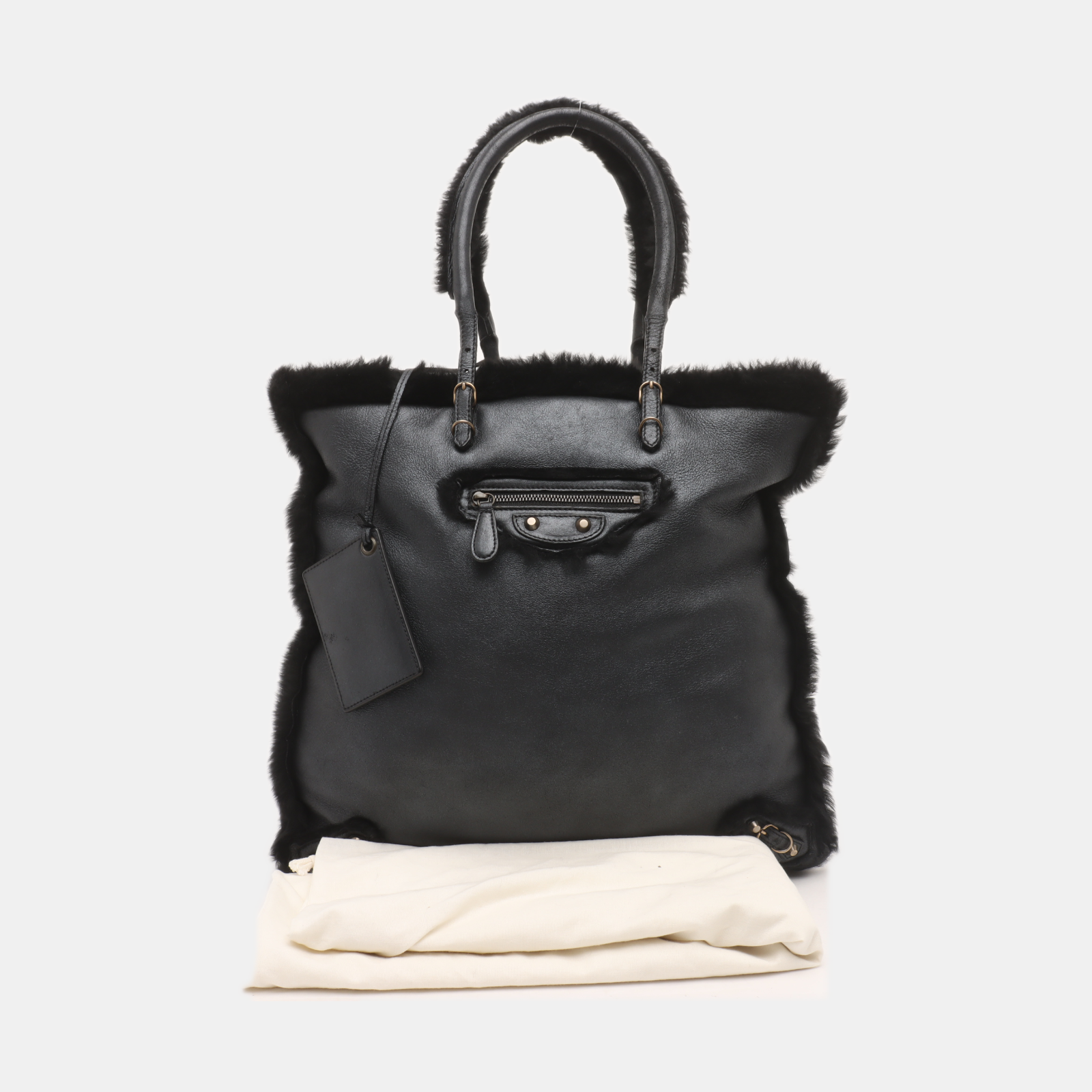 Authenticated pre-owned  Classic City Calfskin Black - Tote Bag at Looply