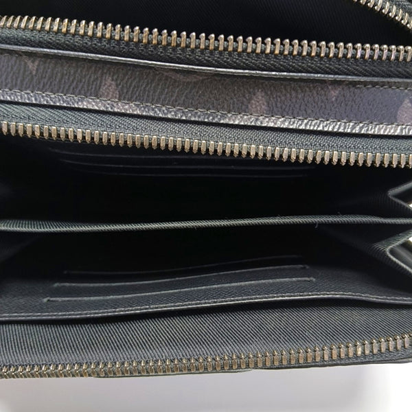 ALPHA Monogram Coated Canvas Black