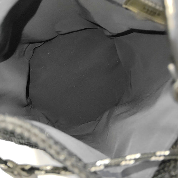 Fabric Bucket Bag Black