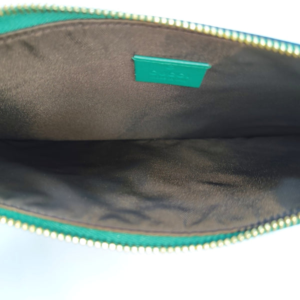 Calfskin Clutch Green