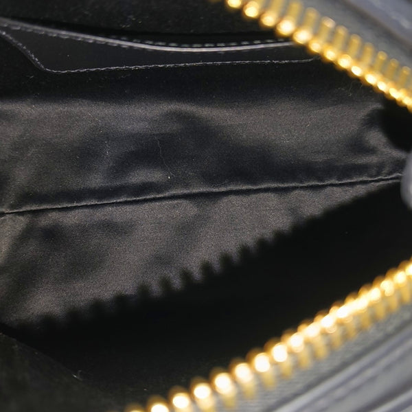 Calfskin Top Handle Bag Black