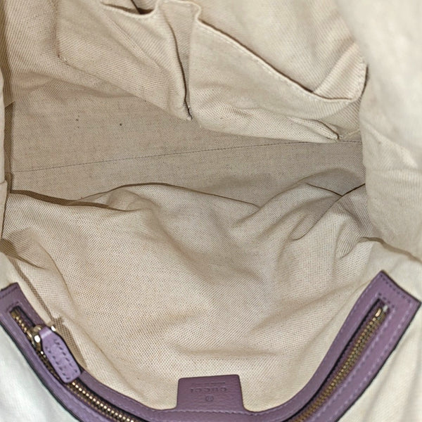 Calfskin Shoulder Bag Purple