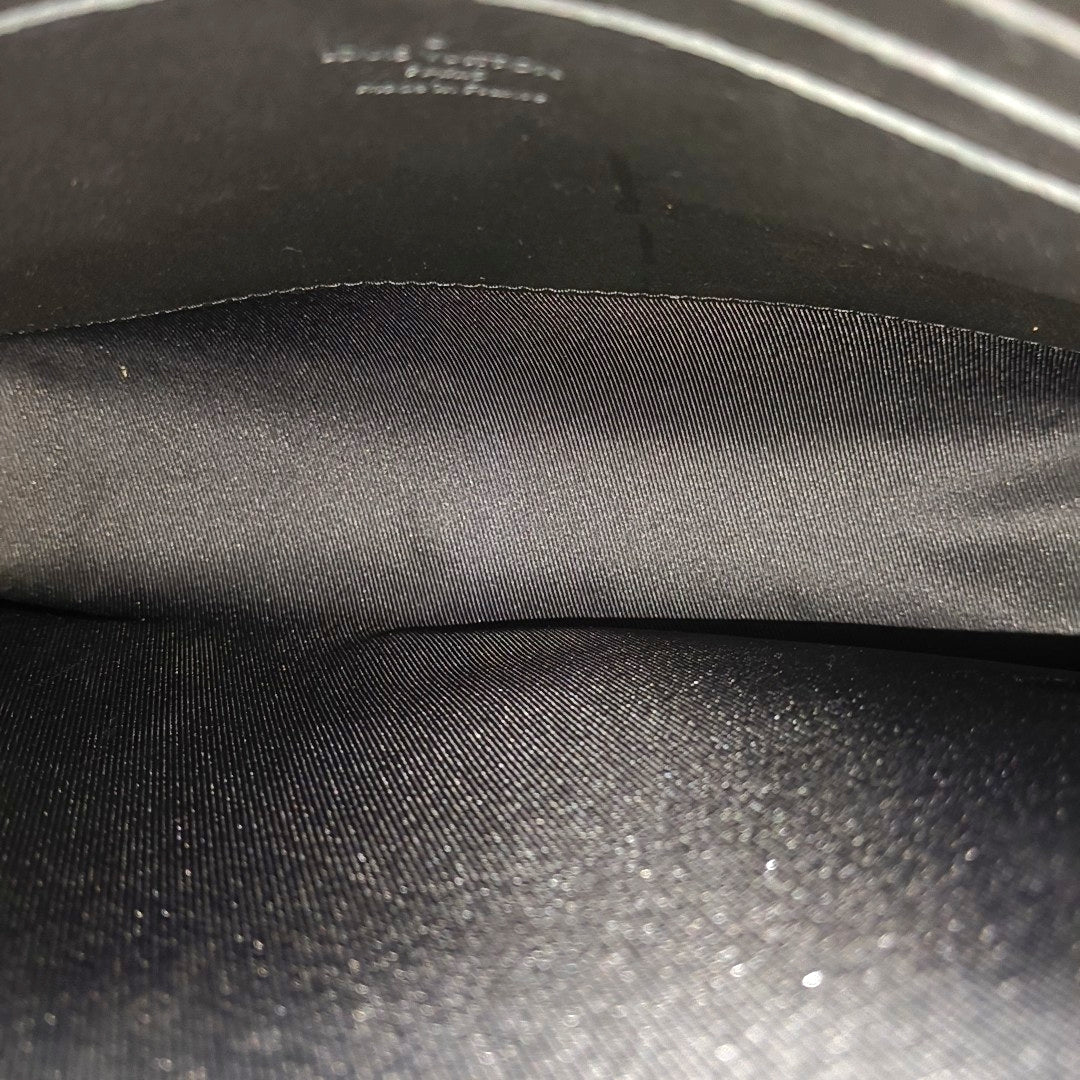 Pochette Voyag MM Monogram Coated Canvas Black