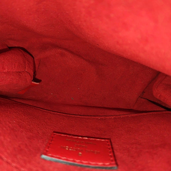 LOCKY BB Monogram Coated Canvas Red