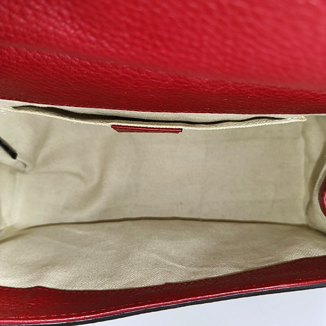 GG Marmont Medium Calfskin Red