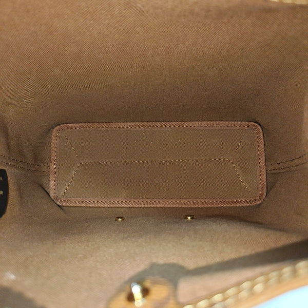 ATLANTIS PM Monogram Coated Canvas Brown
