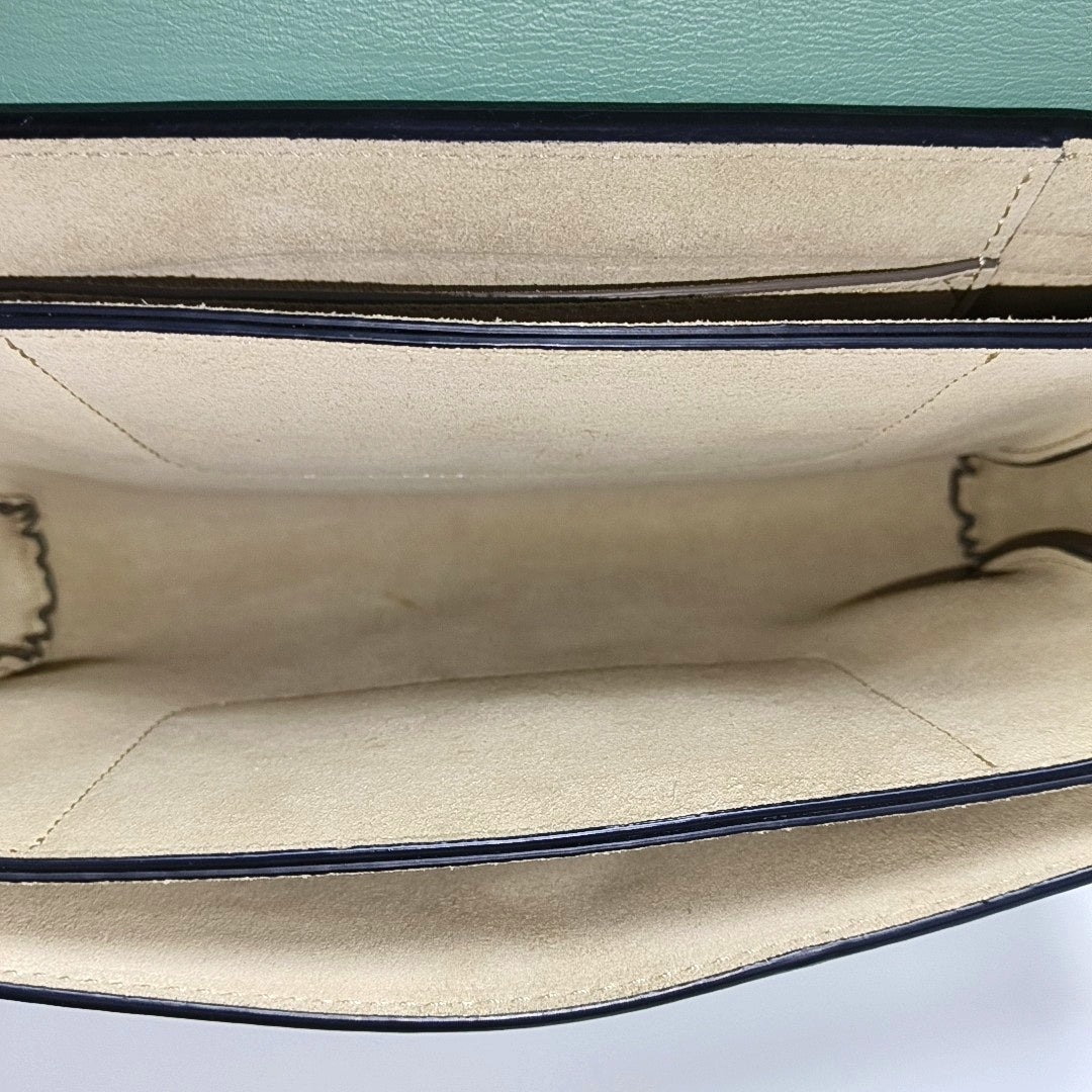Faye Small Calfskin Green