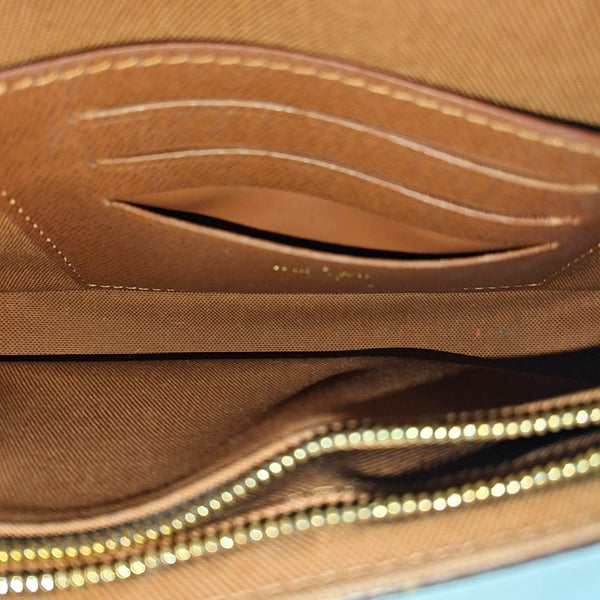 IVY Monogram Coated Canvas Brown